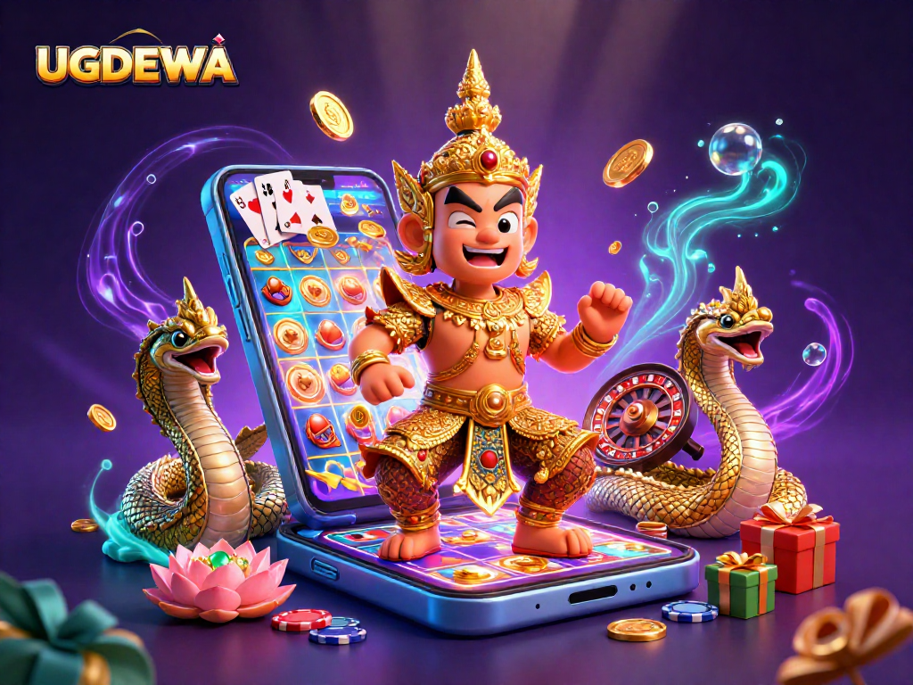 Win big with UGDEWA during a thrilling online casino adventure featuring vibrant slots and games.
