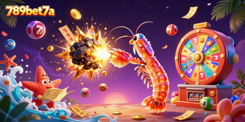 Experience the excitement of 789bet7a as the galactic samurai unleashes treasures in a vibrant casino scene.