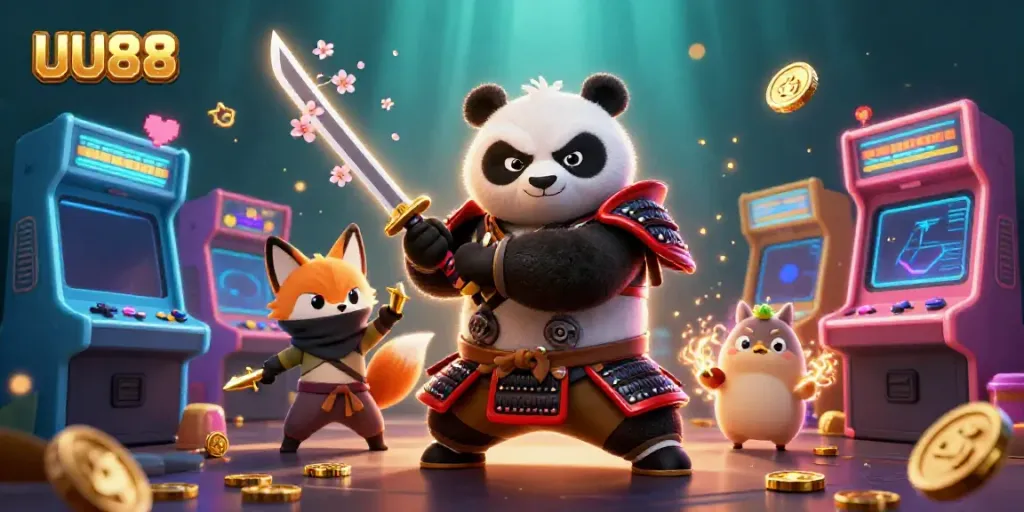 Experience thrilling adventures with UU88's vibrant 3D casino characters and dynamic gaming elements.