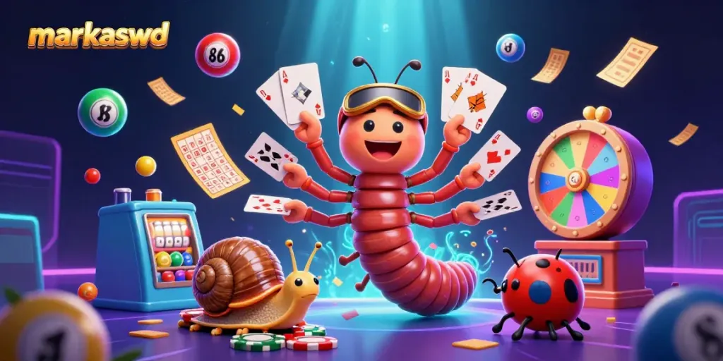 Experience thrilling action with markaswd's vivid casino scene featuring dynamic characters and exciting games.