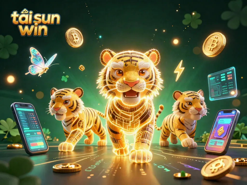 Engage in dynamic gameplay with tải sun win in an ultra-detailed 3D casino landscape illustration.