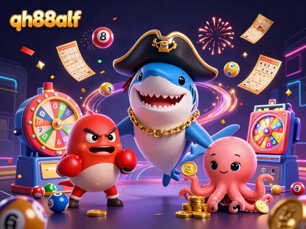 Engage in thrilling games at qh88alf with pirate-themed fun and vibrant lottery elements.