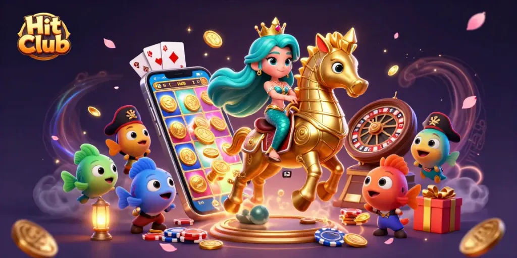 Experience the thrill of gaming with Hit Club in a colorful underwater casino world.