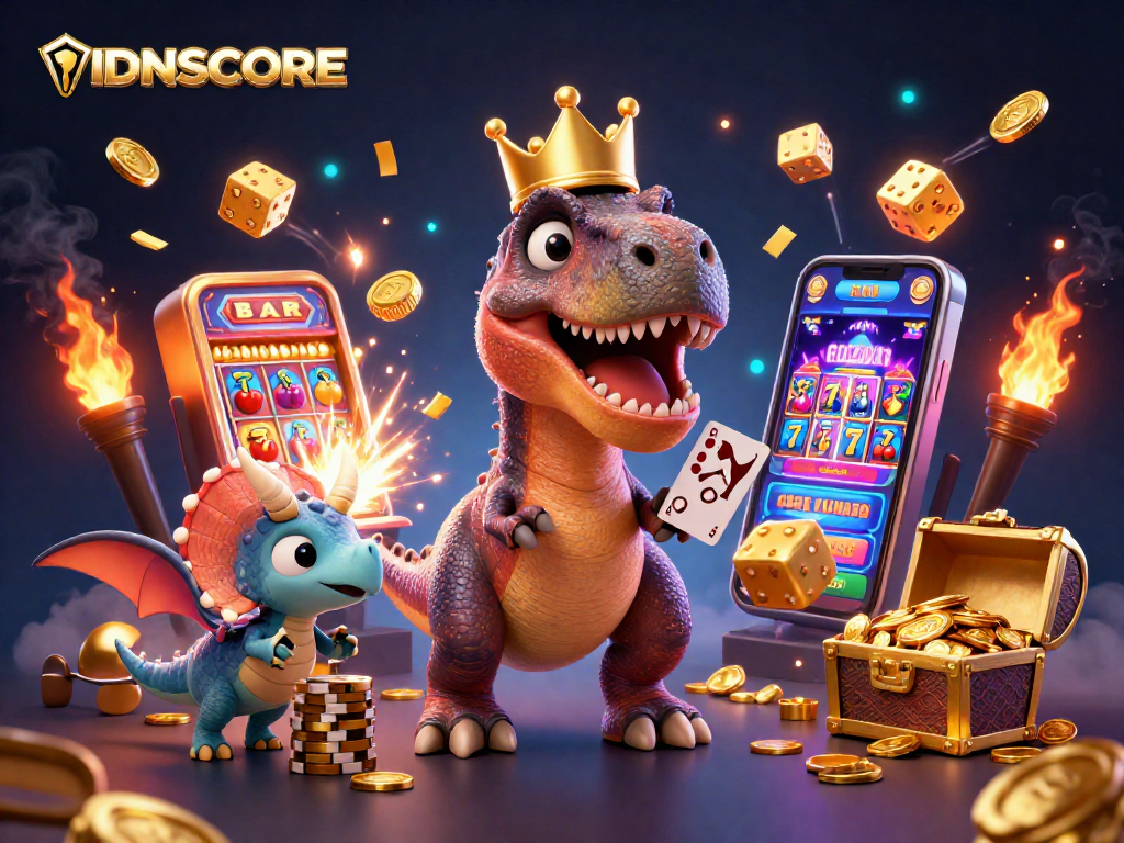 IDNSCORE offers an exciting slot experience with vibrant characters and thrilling jackpot action