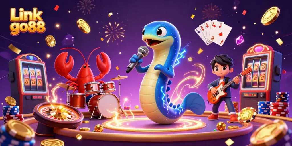 Join the celebration at Link go88 with dynamic casino action featuring colorful characters and thrilling elements.
