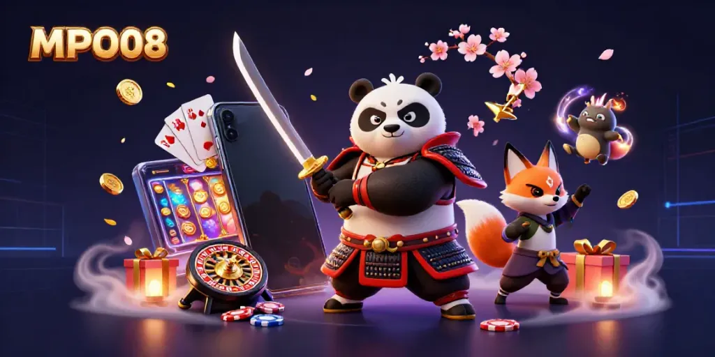 Experience MPO08 with engaging gaming elements and dynamic characters in a vibrant casino setting.