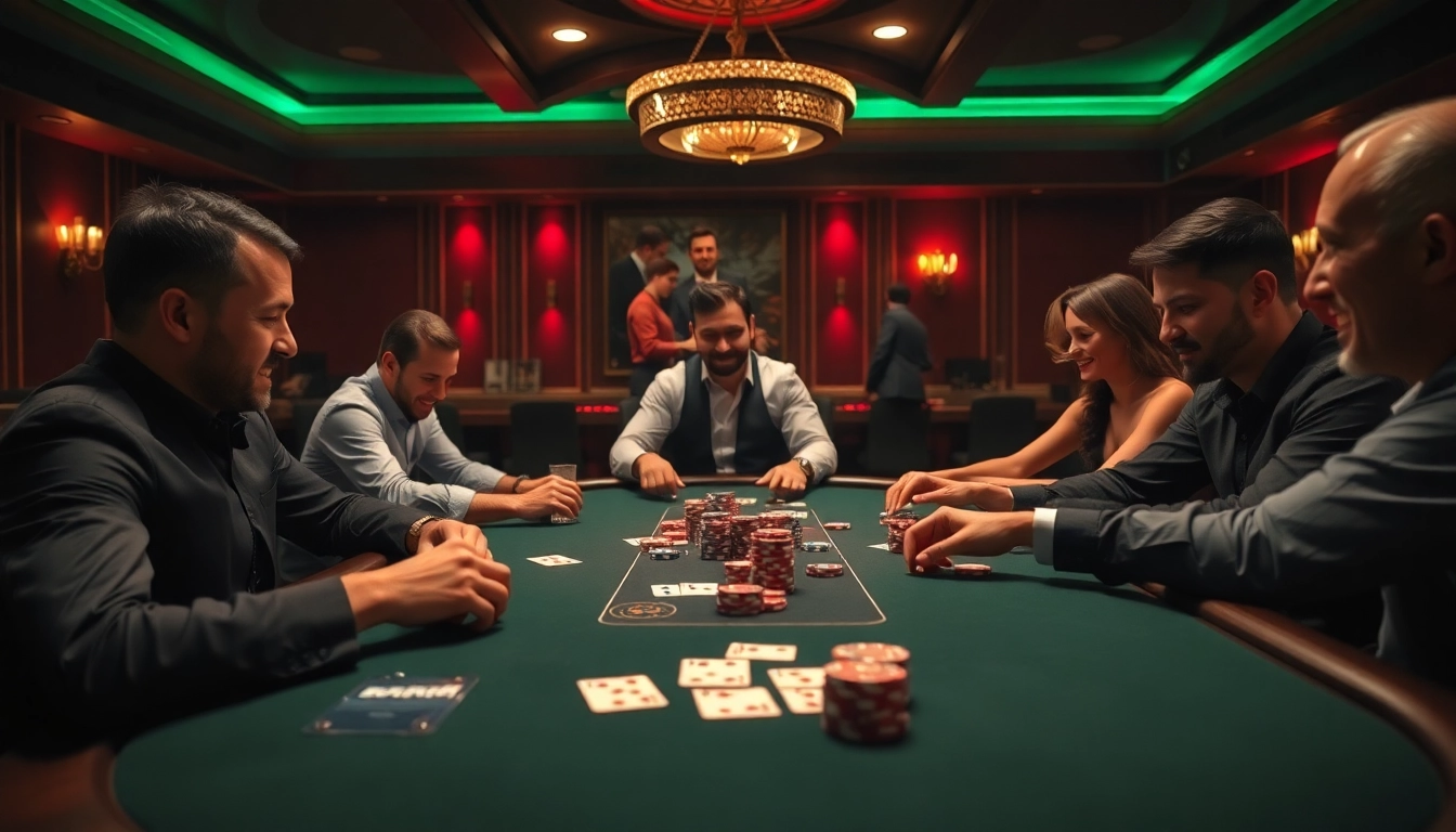 Melihat permainan poker yang dinamis di https://abrakamakra.cz/jak-vyrobit-hackovanou-meduzu/ dengan dealer dan pemain terlibat.