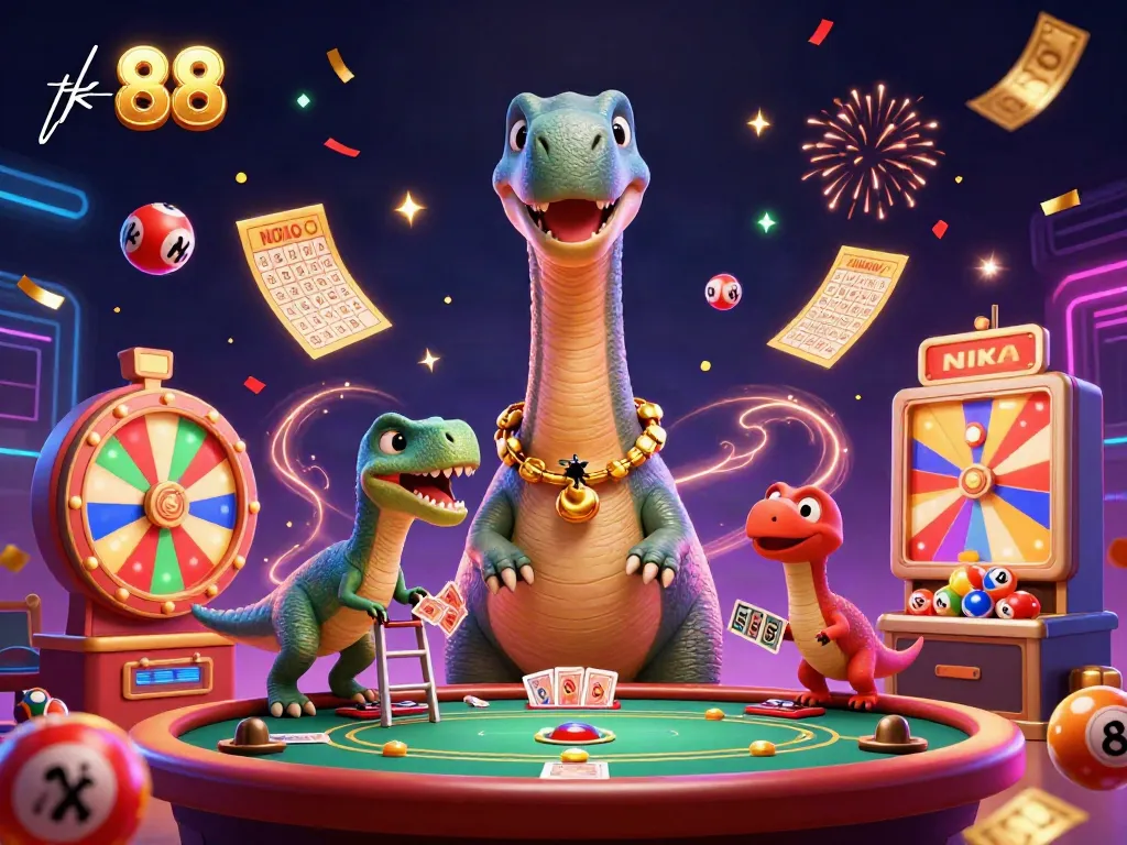 Experience exciting gameplay at tk 88 with vibrant scenes of dynamic lottery action evoking winning strategies.