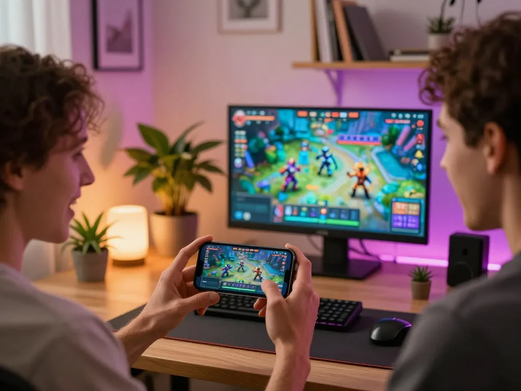 I9BET user enjoying online gambling on mobile app with vibrant game graphics and engaging atmosphere