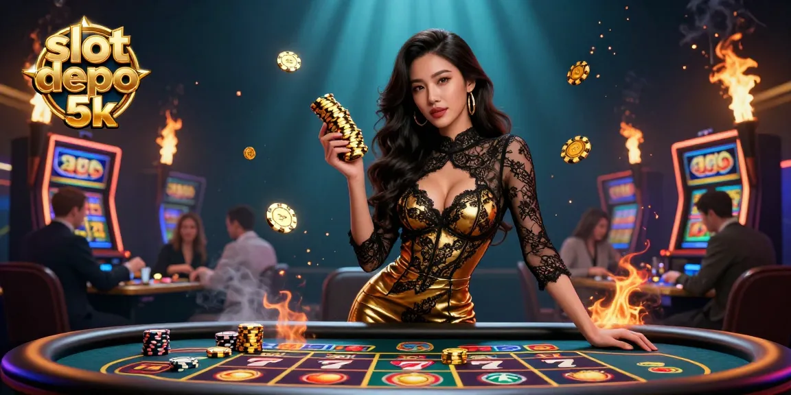 Experience thrilling wins at slot depo 5k with vibrant 3D casino elements and an exclusive atmosphere.