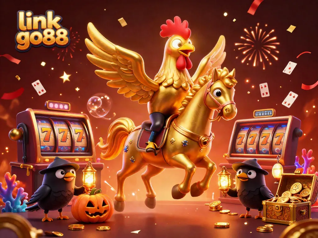 Experience the thrill of winning with link go88 in this vibrant casino scene filled with excitement and energy.