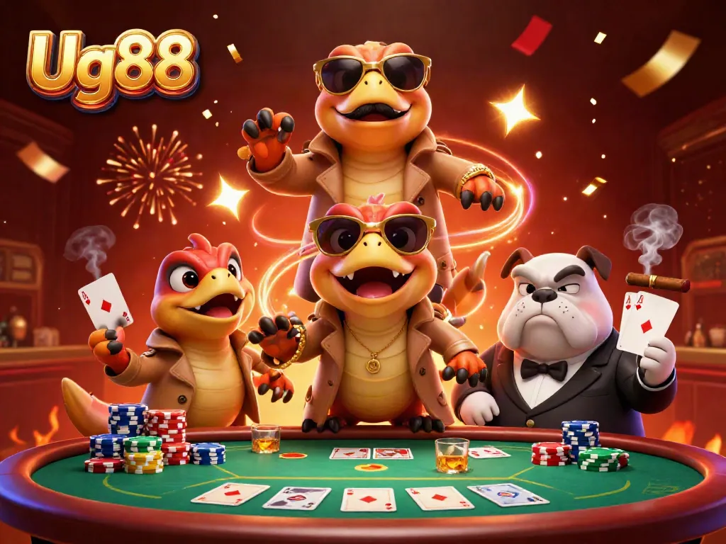 Enjoy thrilling gaming action with Ug88's raptors and a VIP casino ambiance.
