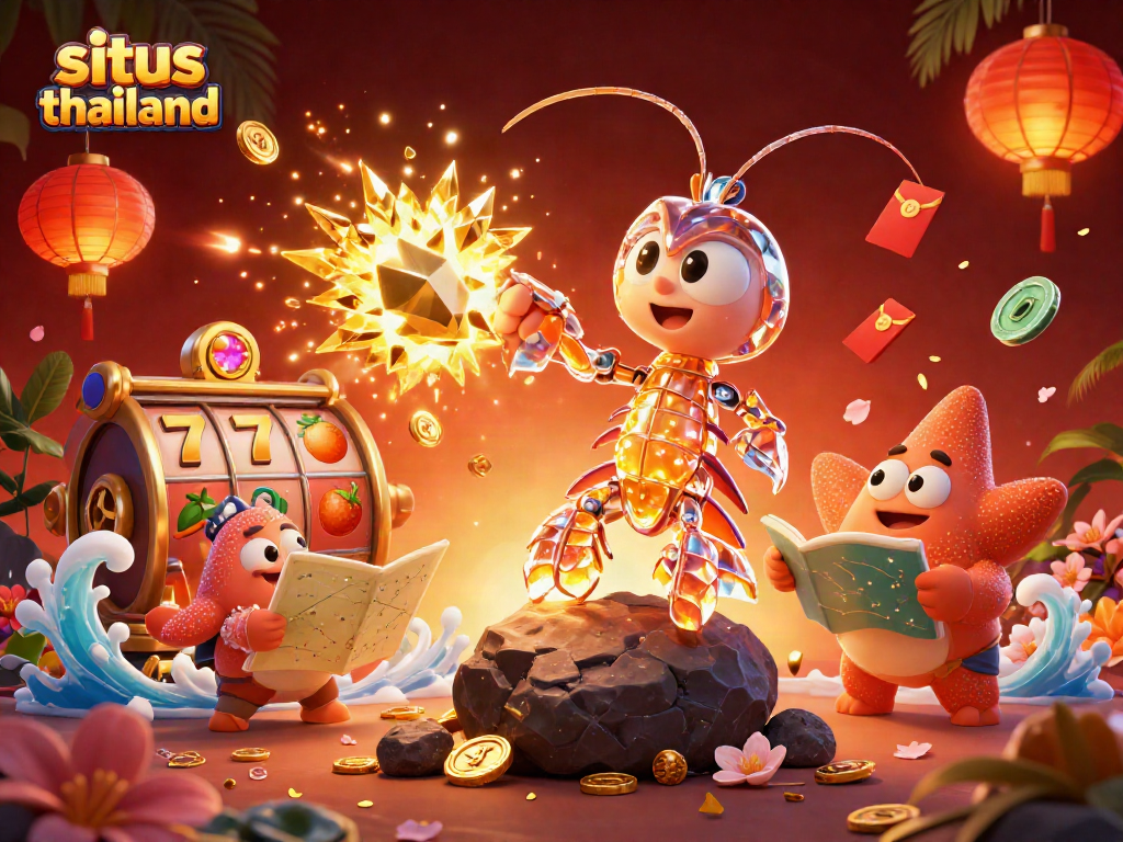 Win big with situs thailand as the galactic samurai mantis shrimp unleashes treasure!