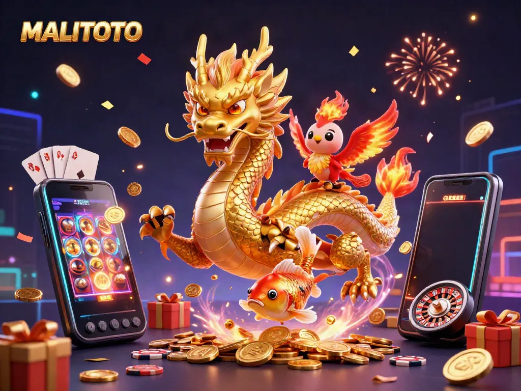 Experience the excitement of MALITOTO with a fierce dragon and winning slots in stunning 3D.