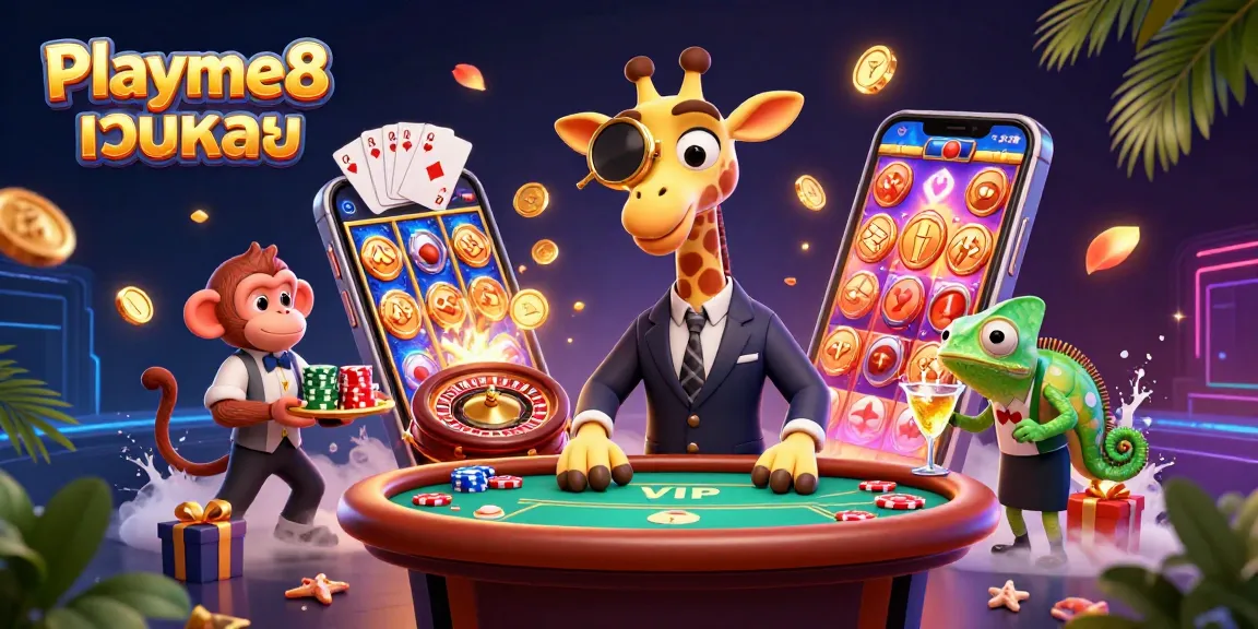 เล่นการเดิมพันออนไลน์ที่ Playme8 เว็บตรง พร้อมโต๊ะโป๊กเกอร์และการชนะที่แท้จริง