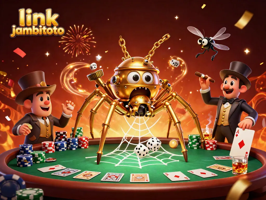 Experience the thrill of link jambitoto with playful steampunk characters and dynamic casino elements.