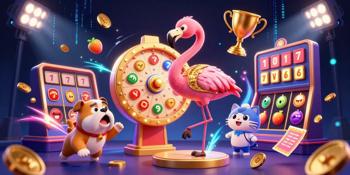 Join the excitement with BARU NGERANK as characters spin the jackpot wheel, showcasing thrilling slot action.