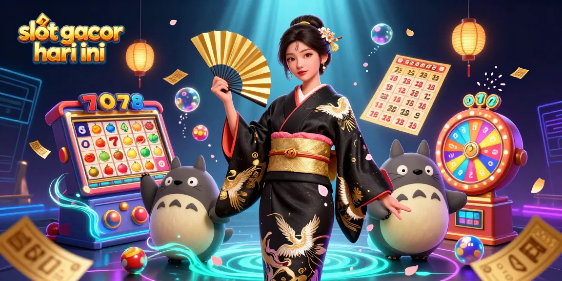 Experience the excitement of slot gacor hari ini with vibrant 3D characters and lively casino elements.