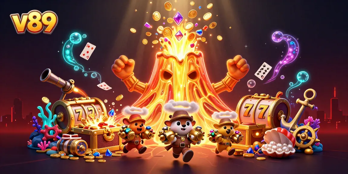 v89 menambah kegembiraan bermain mesin slot dengan petualangan dan banyak harta karun!