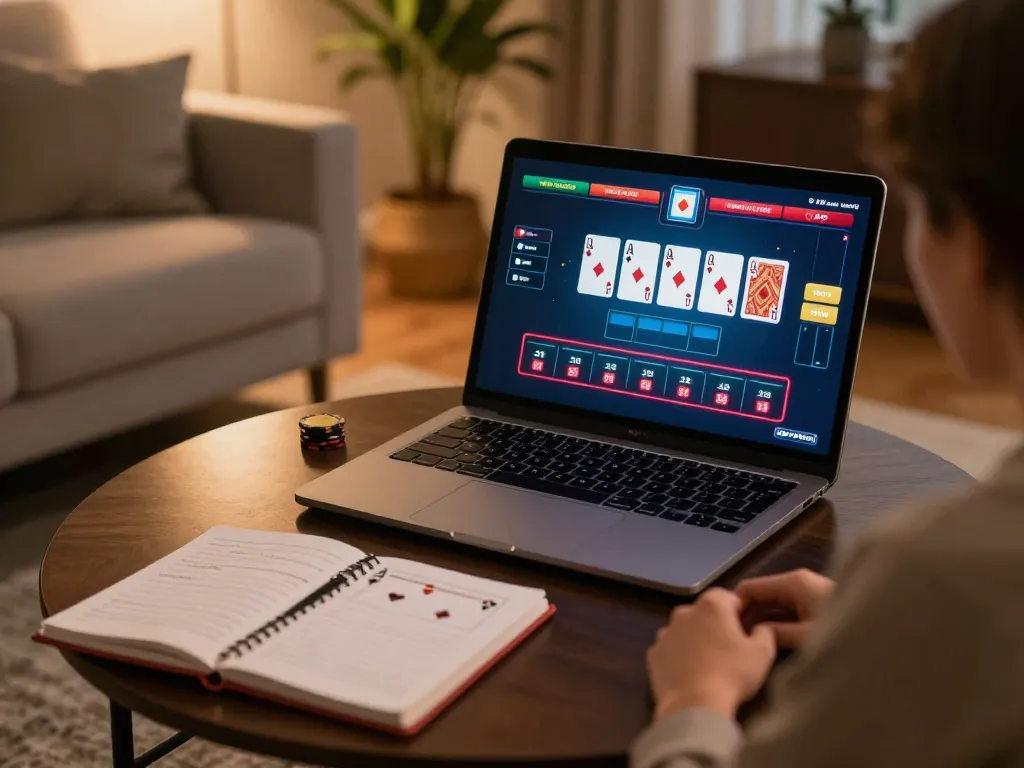Kenzobet player engaging in live dealer blackjack online for strategic betting.