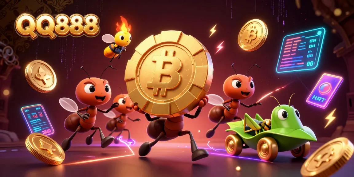 Engage with the thrilling world of QQ888 as ants pull off a heist for a giant poker chip.