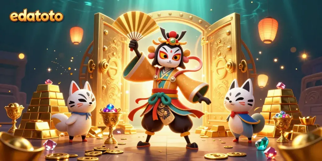 Experience thrilling moments at edatoto with dazzling casino treasures and vibrant characters.