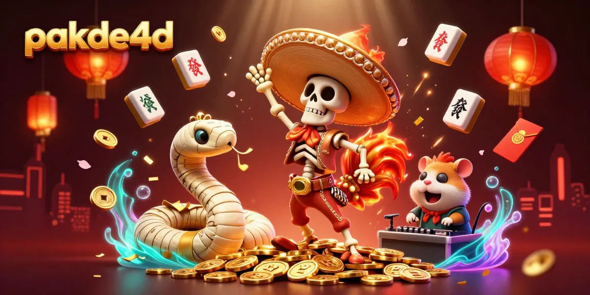 Join the excitement with pakde4d as the mariachi rooster celebrates over golden coins.