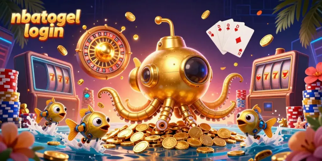 Masuk ke nbatogel login dan nikmati permainan slot gacor dalam ilustrasi kasino modern.