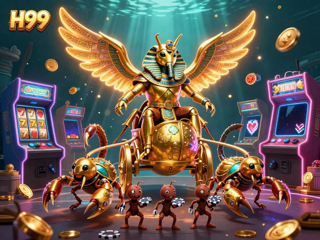 Activate your winning potential with H99's vibrant casino adventure scene.