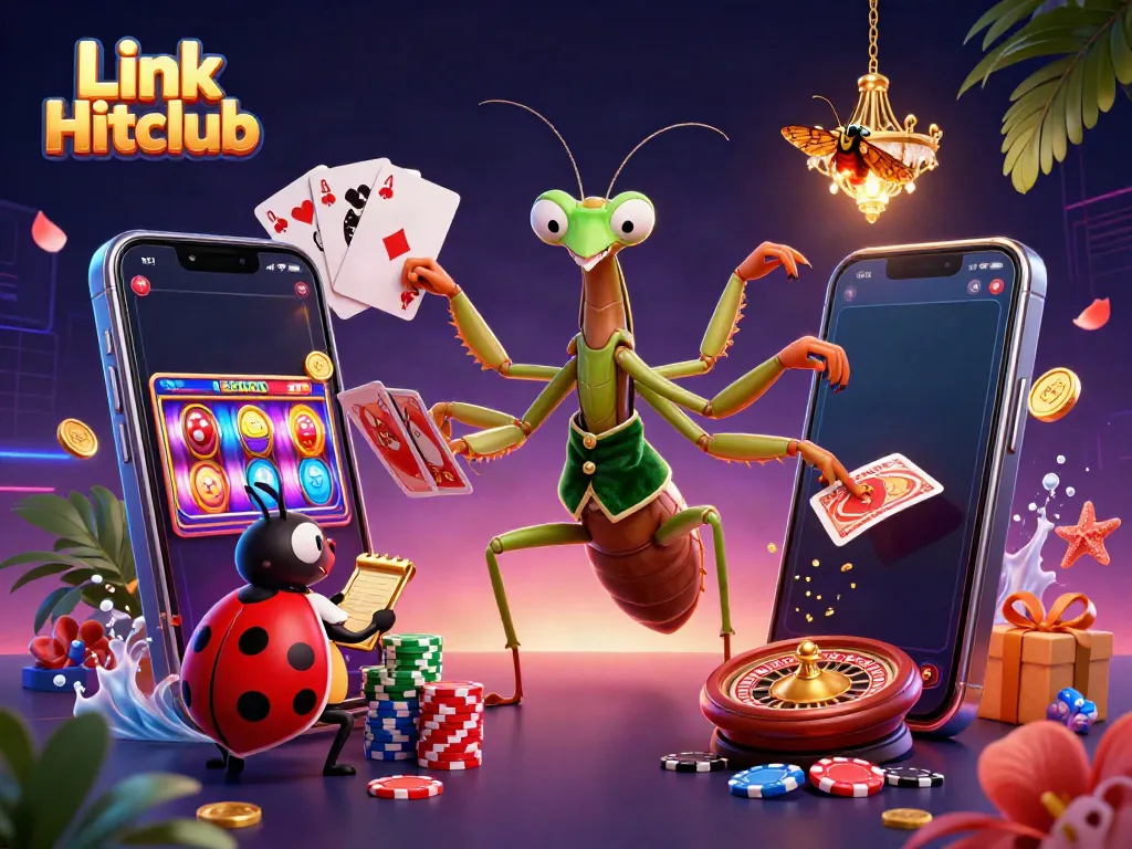 Experience thrilling gaming action at Link Hitclub with vibrant animations and exciting games showcased.
