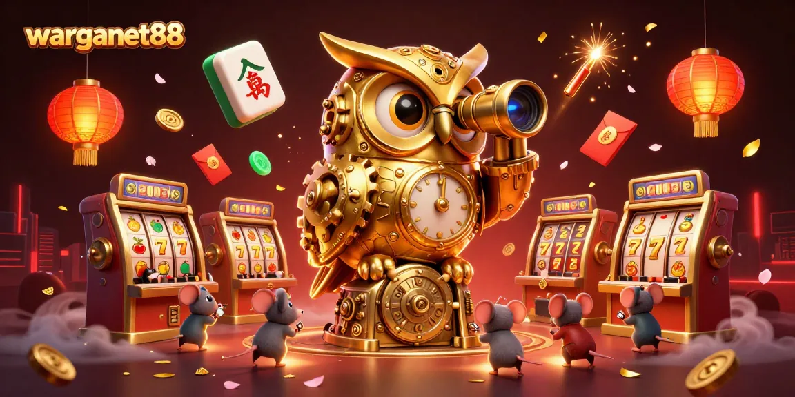 Experience the exciting world of warganet88 with vibrant casino elements and engaging characters.