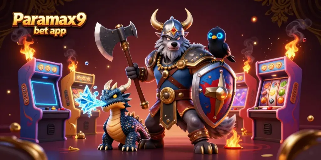Experience exciting wins with the Paramax9 bet app, featuring vibrant casino elements and dynamic characters.