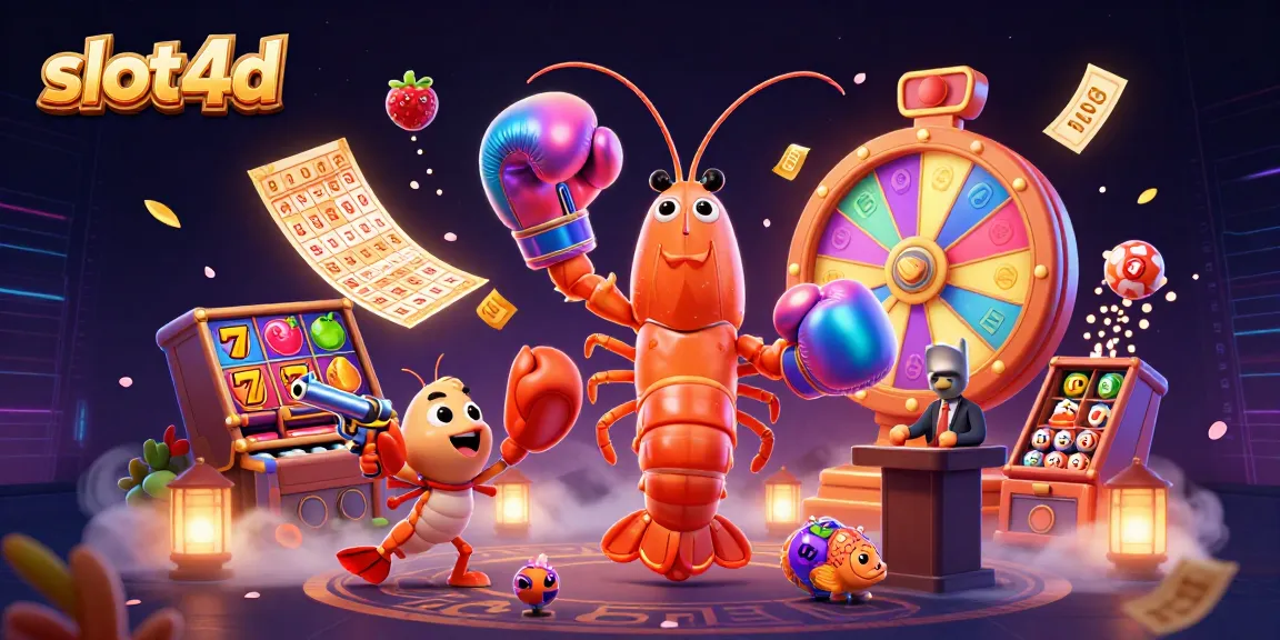 Mainkan slot4d dengan mudah dan praktis, ditampilkan dengan karakter lucu dalam suasana meriah.