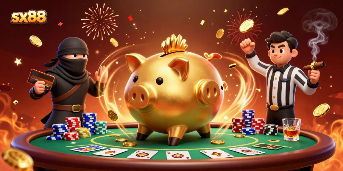 Experience thrilling moments with sx88 as characters battle in a vibrant casino scene full of energy.