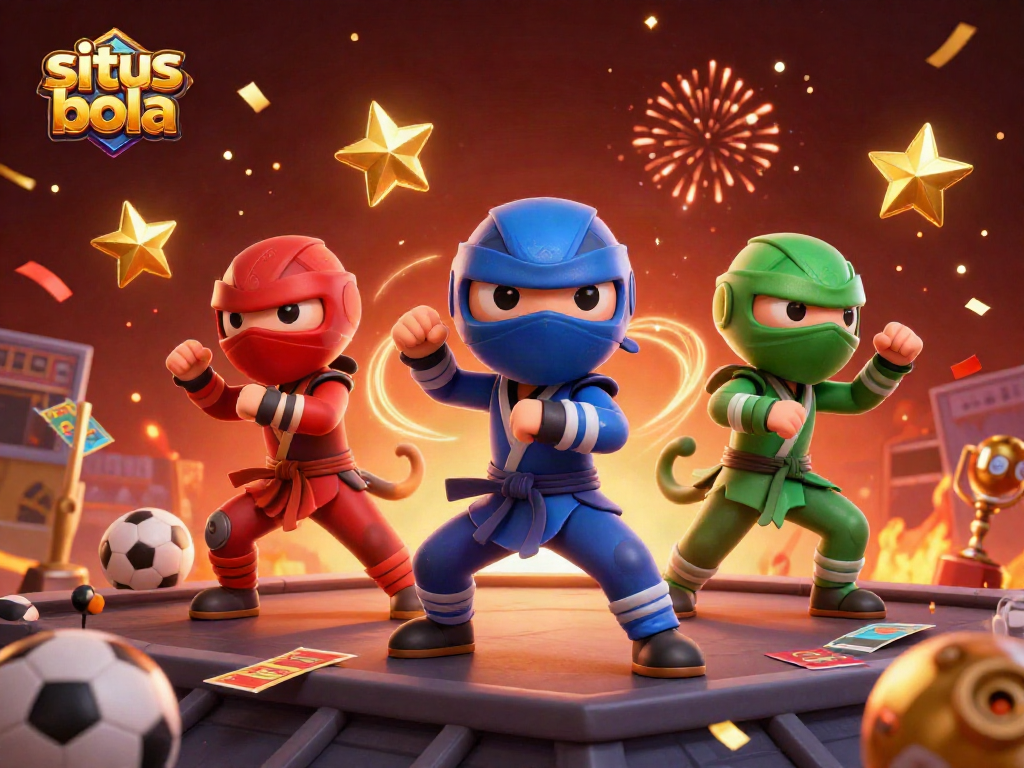 Menyaksikan situs bola dengan tim ninja chameleon melawan taruhan dalam pertandingan seru.