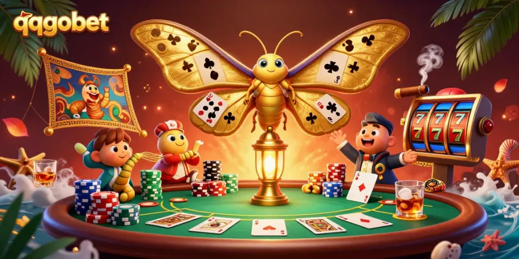 qqgobet menawarkan pengalaman bermain judi yang memukau dengan ilustrasi kasino 3D ini.