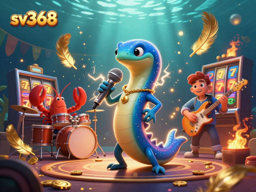 sv368's thrilling underwater casino experience with vibrant characters and exciting slot elements.