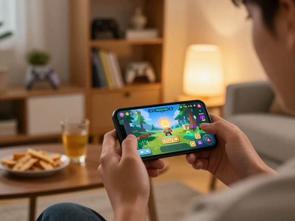 Engage with FN7 Game app on smartphone, showcasing vibrant rewards and user-friendly interface