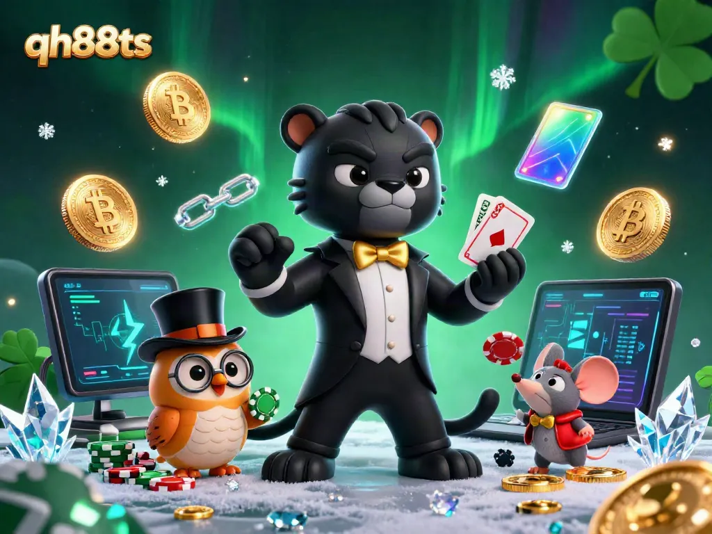 Engage in thrilling gameplay at qh88ts with unique characters and sparkling casino elements.