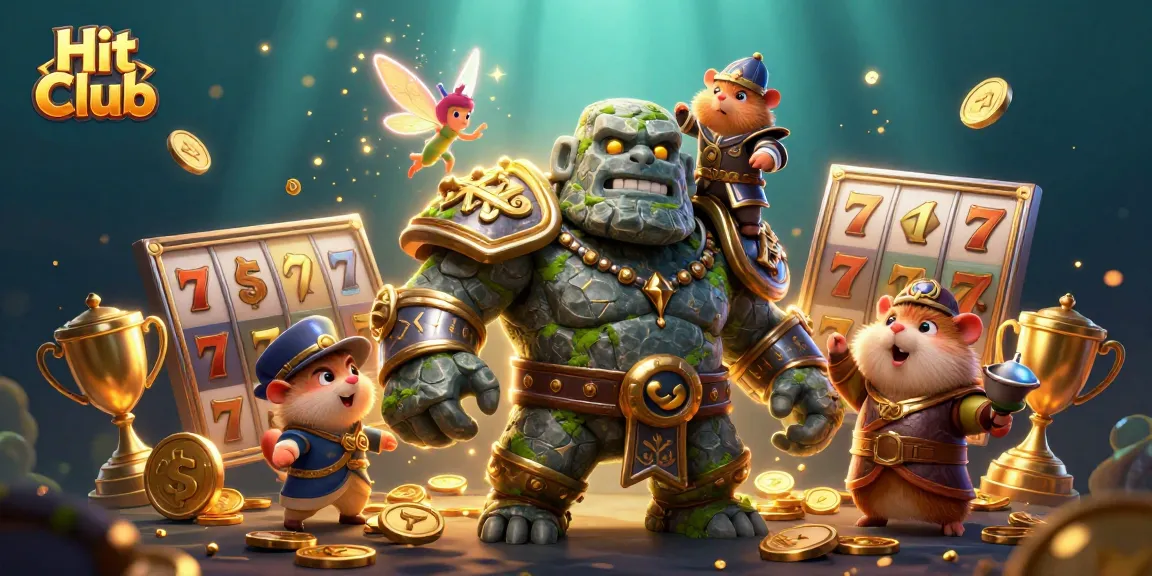 Hit Club offers a magical gameplay experience with vibrant 3D elements and engaging slot action.