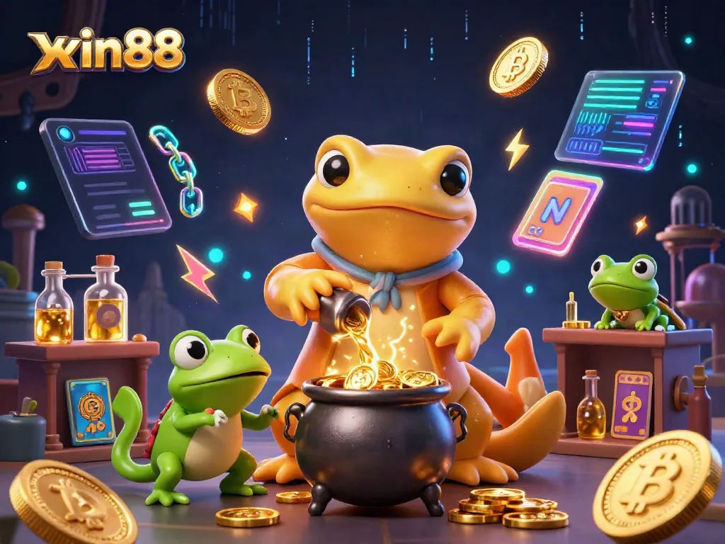 Experience thrilling gameplay at xin88 with vibrant gold coins and magical creatures.