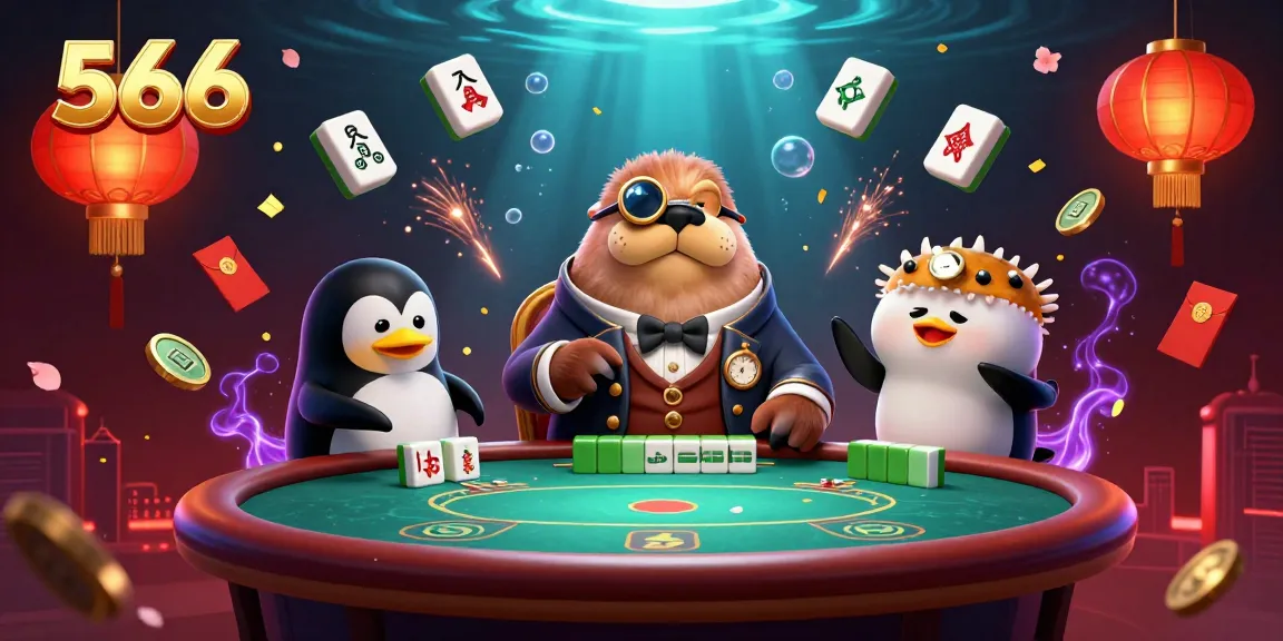Join the fun at 566 poker tables with vibrant 3D characters, exploring thrilling gambling action.