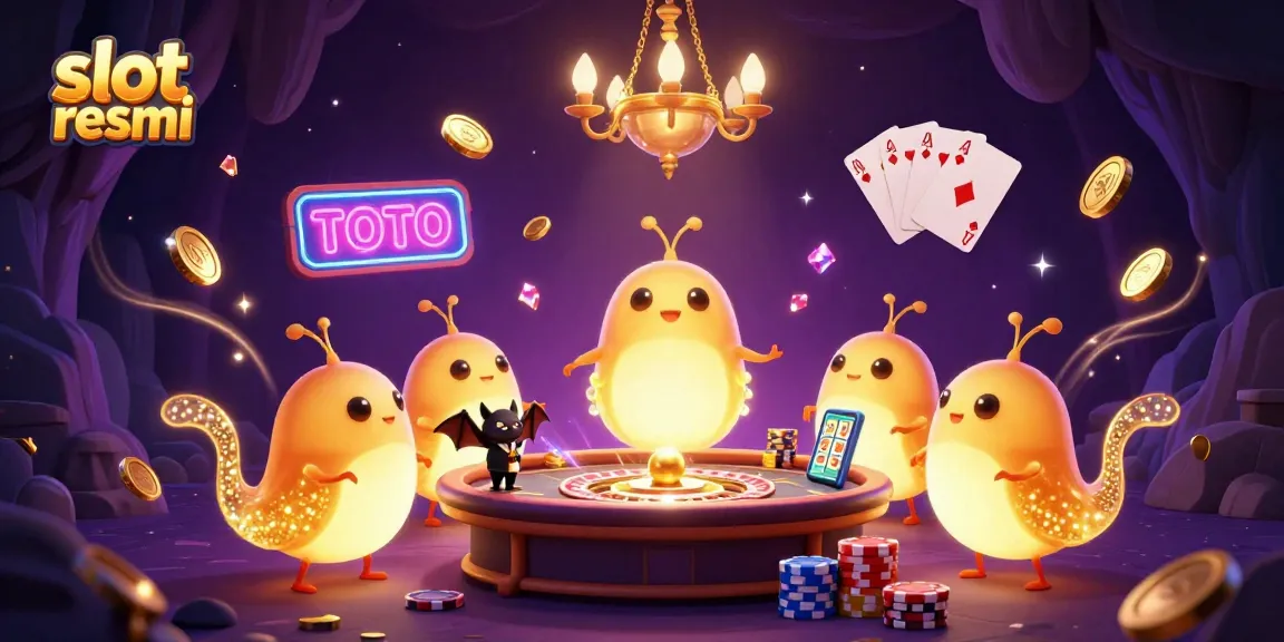 Slot resmi menunjukkan tim glowworm yang menerangi kasino dengan berbagai elemen permainan menggoda.