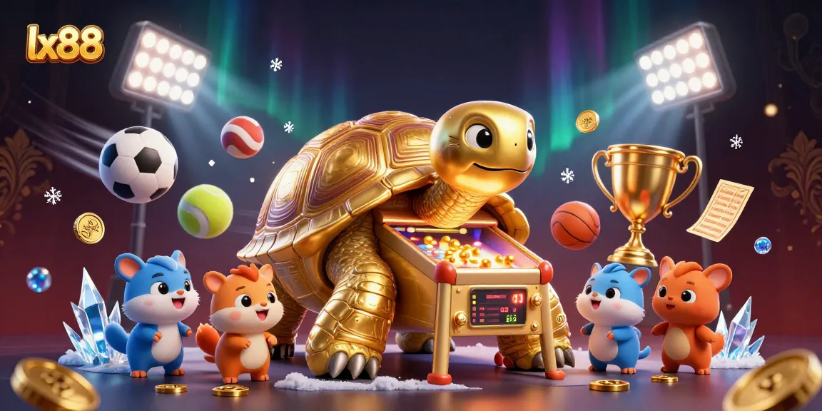 Experience thrilling gameplay in the lx88 casino with interactive characters and vibrant sports elements.