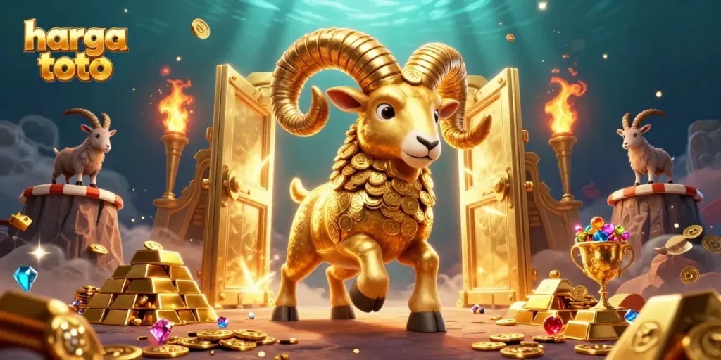 Memenangkan jackpot dengan harga toto dalam suasana kasino yang megah.