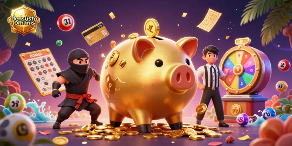 Engage with thrilling gameplay at densustotomanis as a golden piggy bank wrestler and friends bring excitement.