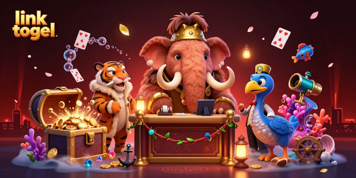 Win big at link togel with vibrant characters in an engaging casino scene full of excitement.