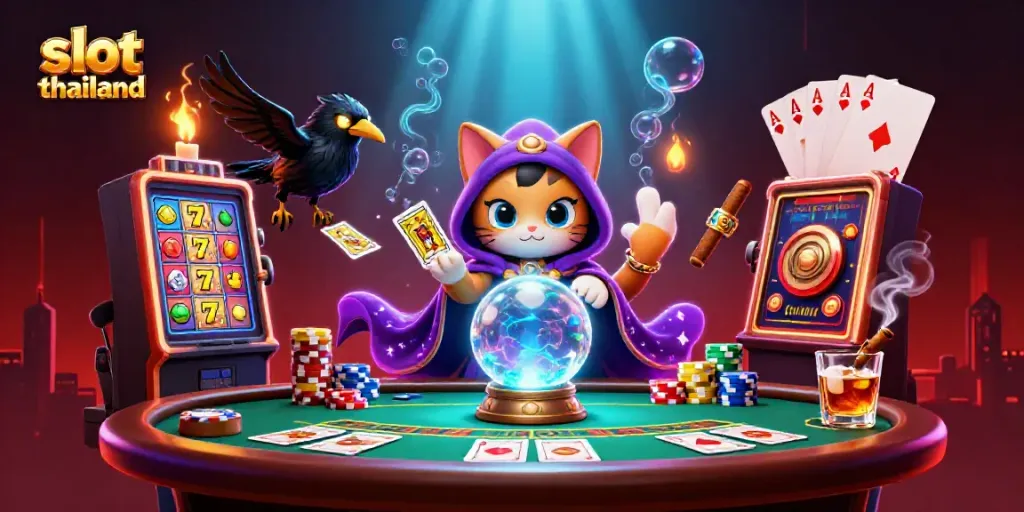 Slot Thailand menawarkan pengalaman bermain slot yang menarik dengan mesin slot yang penuh warna dan karakter mistis.