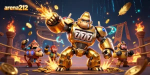 arena212 menawarkan pengalaman menarik dengan slot bertema gorila emas yang menghadirkan keseruan perjudian.